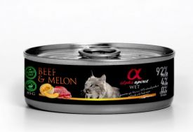 Alpha Spirit Wet Cat With  Beef And Melon